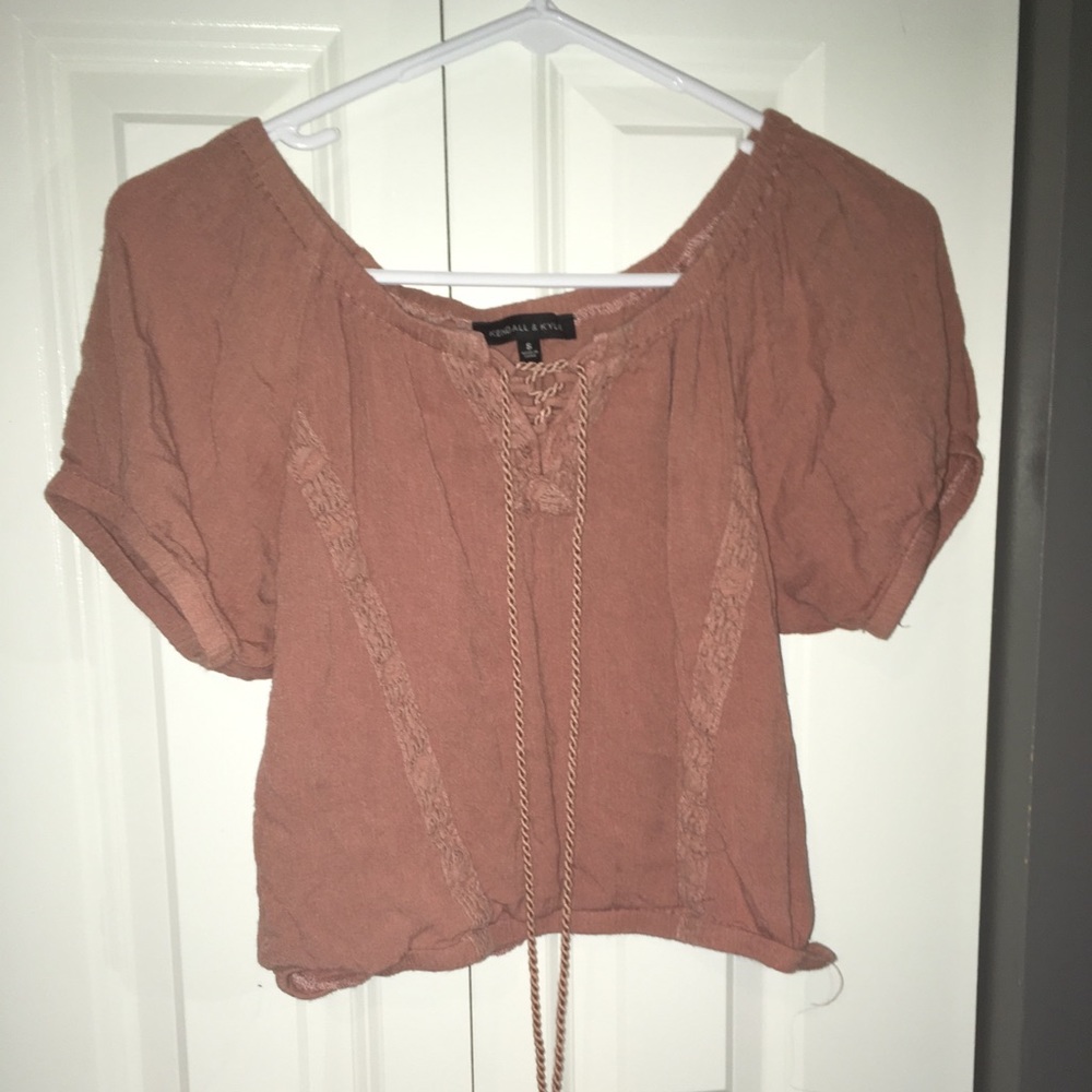 Kendall & Kylie off the shoulder shirt